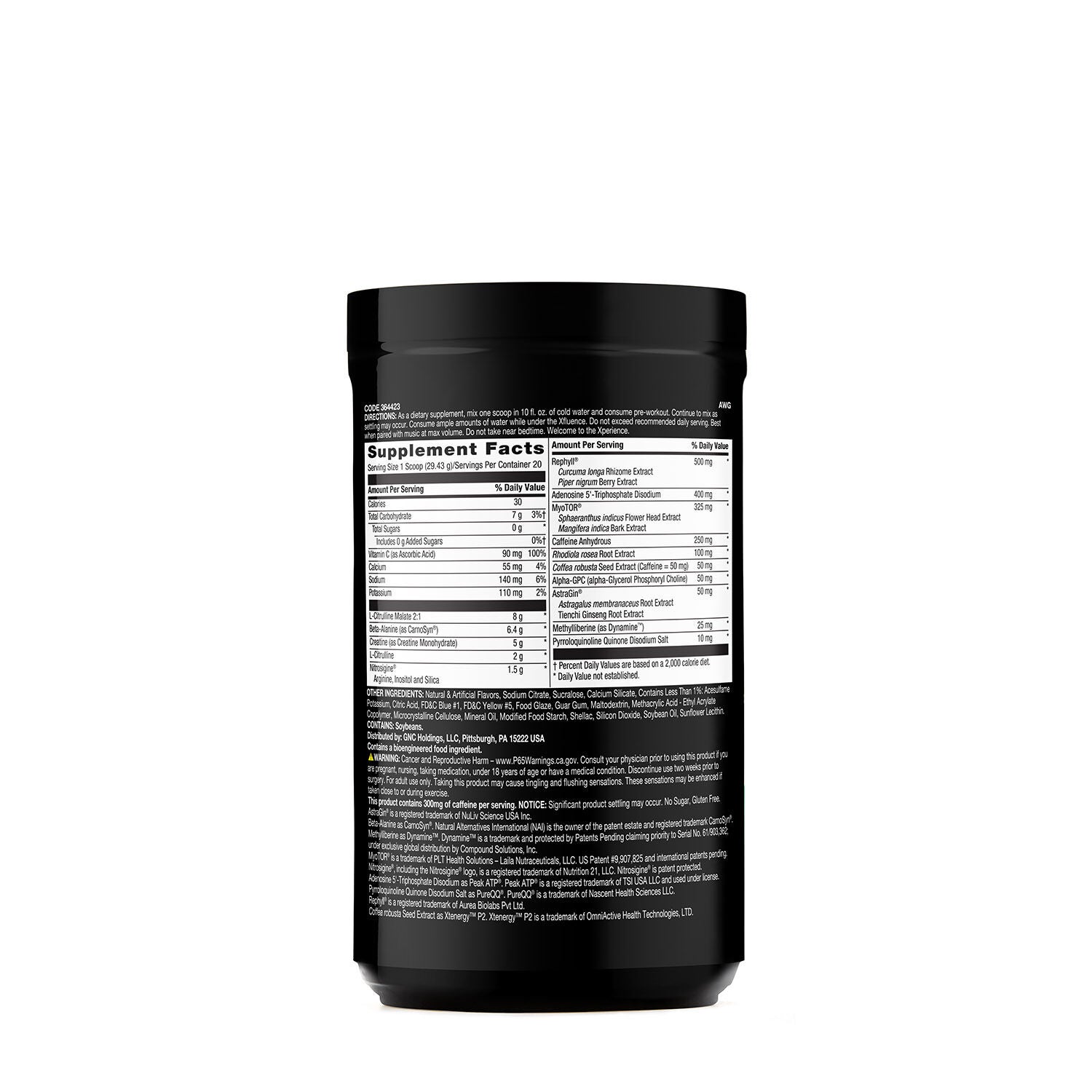 Beyond Raw® Concept X Xtreme Dosed PreWorkout GNC